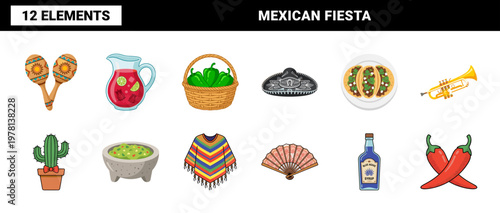 Mexican Fiesta Celebration Asset Sheet