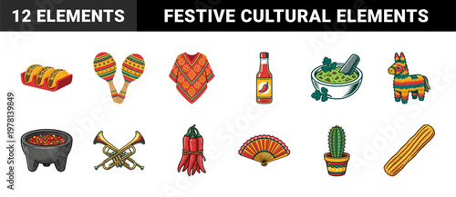 Cinco de Mayo Celebration Asset Sheet