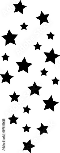 Festive falling confetti vector