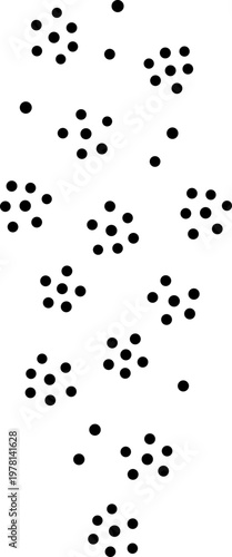 Festive falling confetti vector