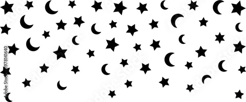 Festive falling confetti vector