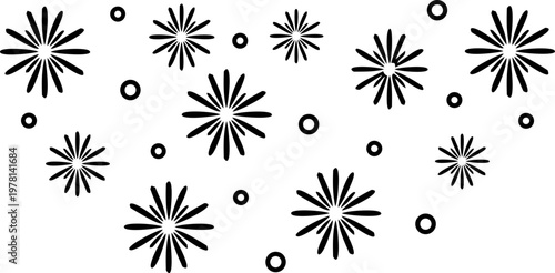 Festive falling confetti vector