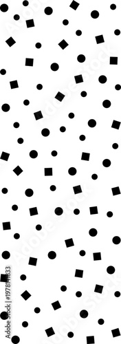 Festive falling confetti vector