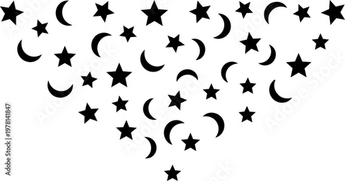 Festive falling confetti vector