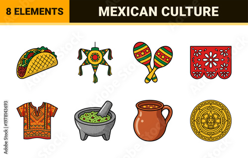 Mexican Fiesta Culture Graphic Sheet