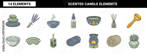 Aromatherapy and Spa Wellness Elements