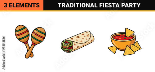 Mexican Fiesta Celebration Element Kit