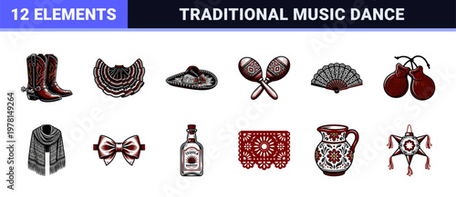 Mexican Mariachi and Folklorico Elements