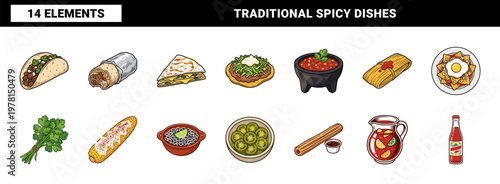 Mexican Food Traditional Cuisine Elements