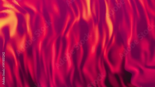 Vibrant red and orange abstract background with wavy patterns
