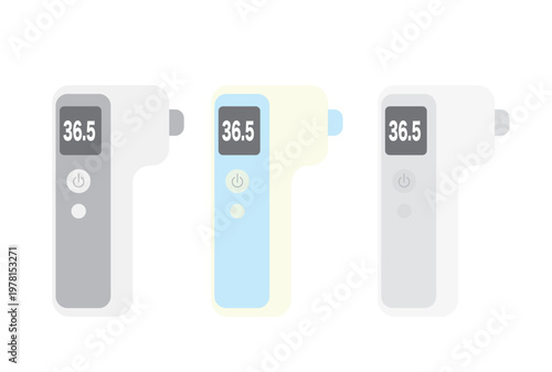 非接触体温計のカラーバリエーション