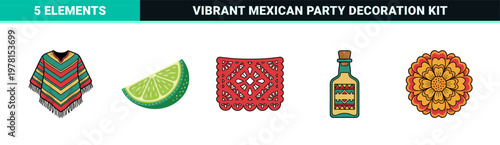 Mexican Fiesta Celebration Elements