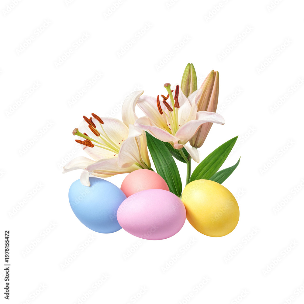 Obraz premium Colorful Easter eggs