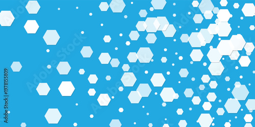 Elegant health care hexagon background, light blue medical wallpaper template, clean geometric backdrop, refined smooth geometric composition, creative background