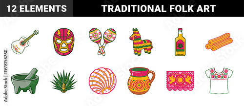 Mexican Culture and Fiesta Vector Assets