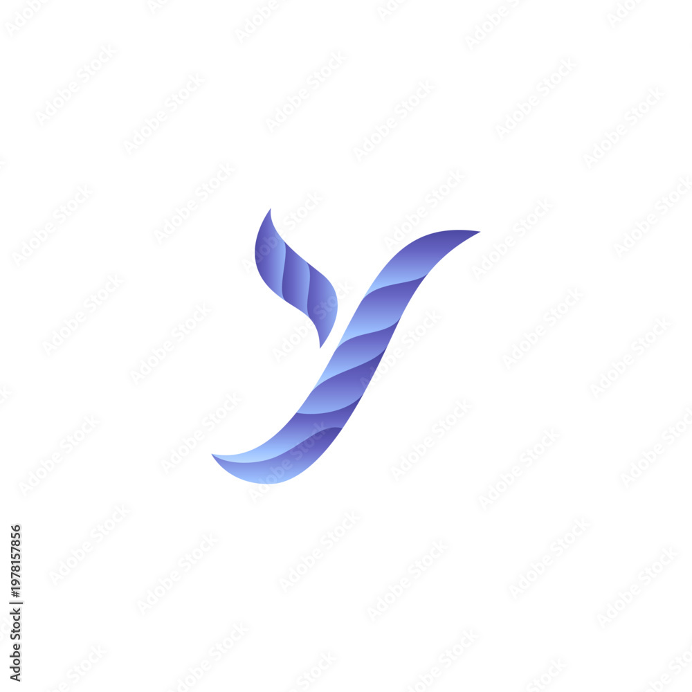 Fototapeta premium Y letter logo with a modern design concept