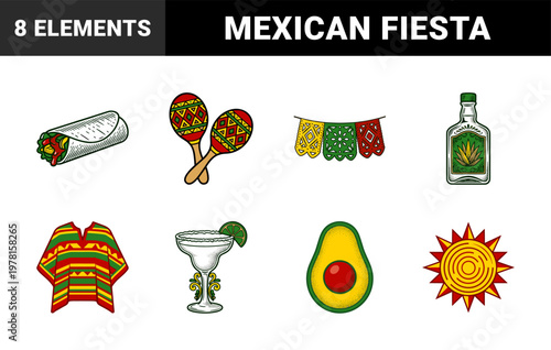 Mexican Fiesta Celebration Asset Sheet