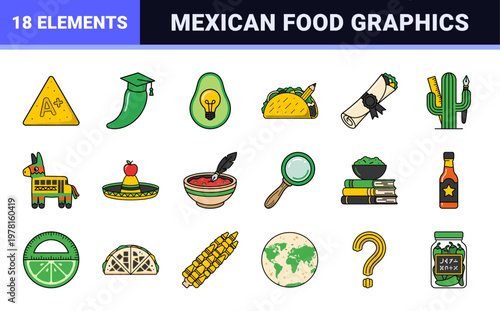 Teacher Appreciation Mexican Food Graphics