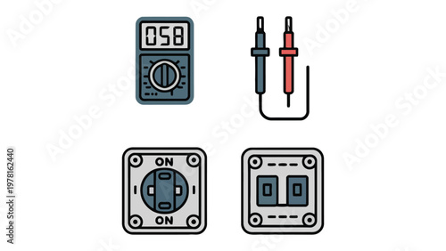 Electrical Components Collection: A diverse compilation of electrical components, essential for any project and ready to be used