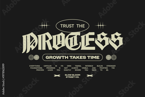 Minimal Typography Streetwear T-shirt Design, Poster, Apparel. Inspirational Motivational Quotes for Print. Positive Message, Slogan, Quote About Personal Development. Vintage Aesthetic Lettering.
