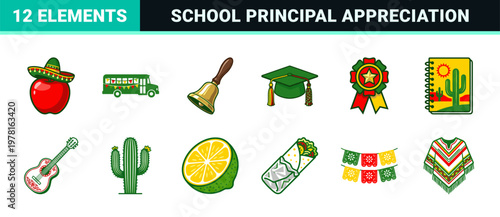 Festive School Principal Appreciation Graphics