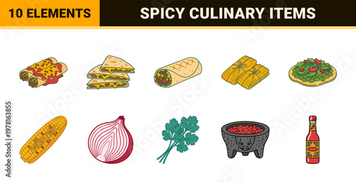 Mexican Food Gastronomy Assets