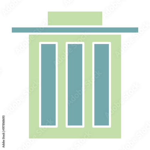 Eco Industry and Waste Management Flat Icon Set, Environmental Pollution and Recycling Vector Icons Collection