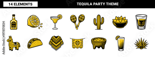 Mexican Fiesta Celebration Vector Assets