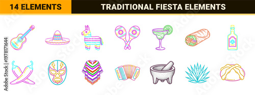 Mexican Culture and Fiesta Celebration Elements