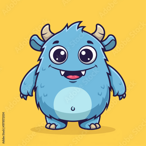 Cute and quirky monster set with bright colors and silly expressions for fun kids illustrations