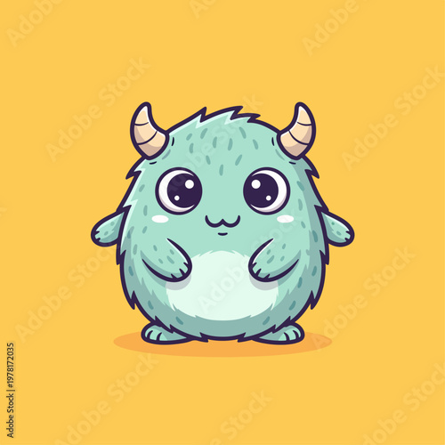 Funny cartoon monsters with big eyes and bright colors perfect for kids artwork and decorations