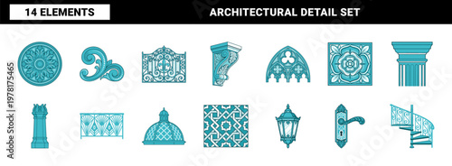 Ornate Architectural Vector Elements