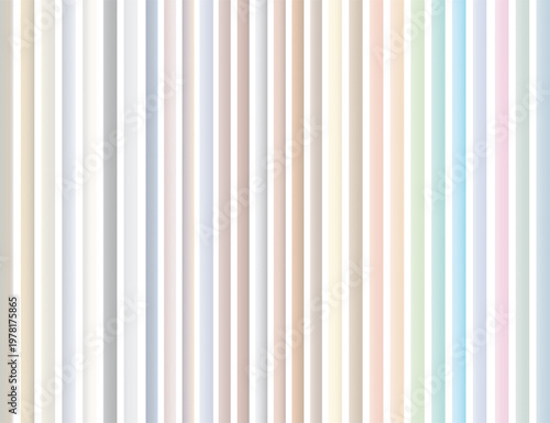 Soft pastel vertical stripes vector background, elegant muted color palette, gentle gradient pattern, soothing abstract graphic resource for branding and design projects