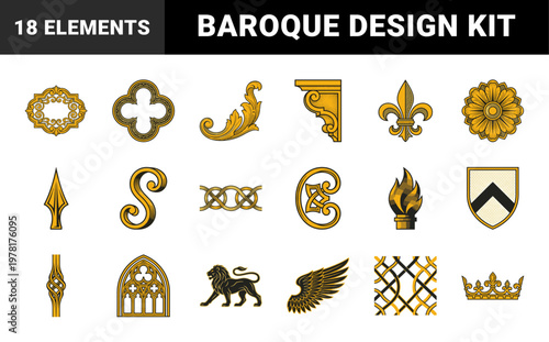 Classical Baroque Architectural Ornaments