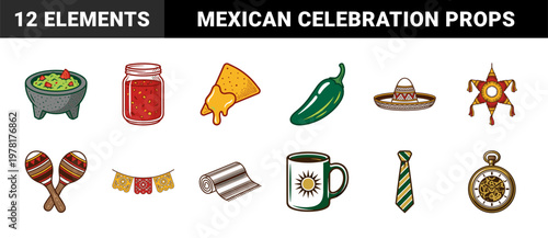Mexican Fiesta Fatherhood Asset Sheet