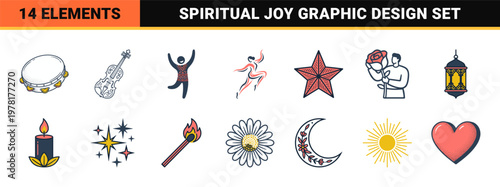 Folk Celebration Vector Graphic Assets