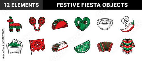 Mexican Fiesta Celebration Elements