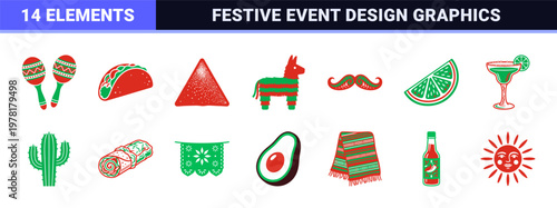 Mexican Fiesta Celebration Asset Sheet