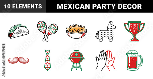 Fiesta Family Vector Asset Sheet