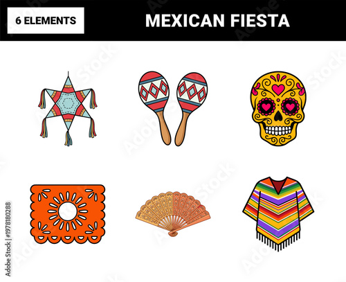 Mexican Fiesta Cultural Asset Grid