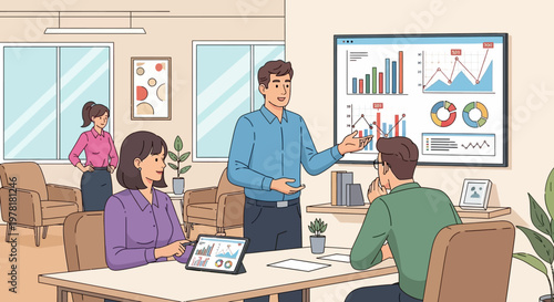 Business People in Meeting Room.