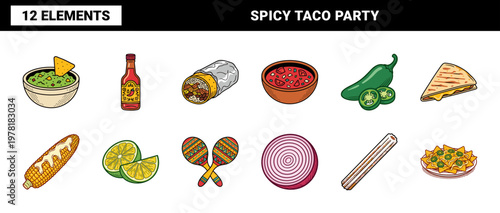 Mexican Street Food and Party Assets