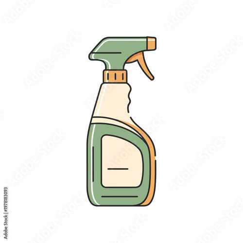 Spray Bottle for Cleaning Solutions and Household Use