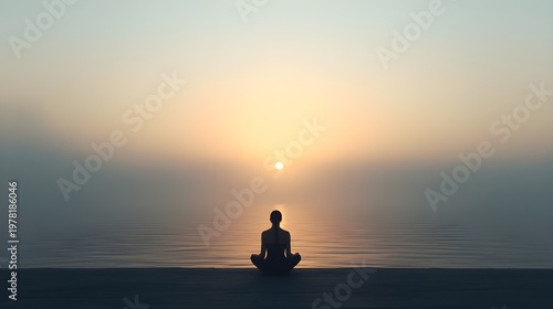 silhouette of a woman on the beach