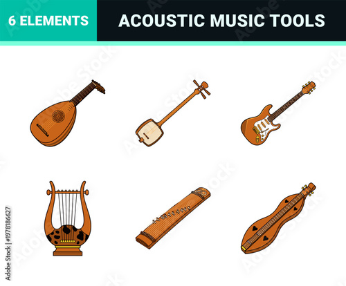 String Musical Instruments Graphic Asset