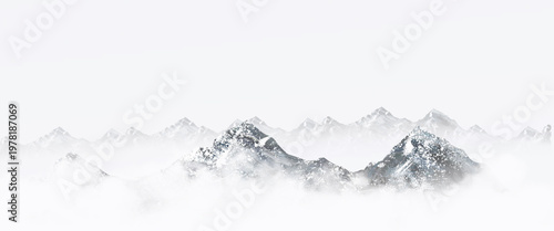 фотографія Chinese and Japanese style landscape architecture illustration with traditional