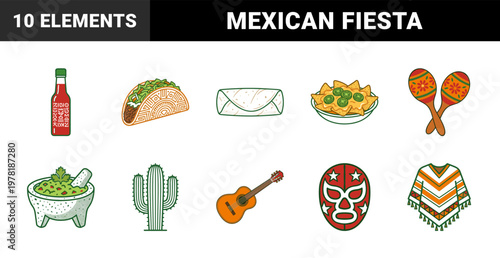 Mexican Fiesta Celebration Graphics