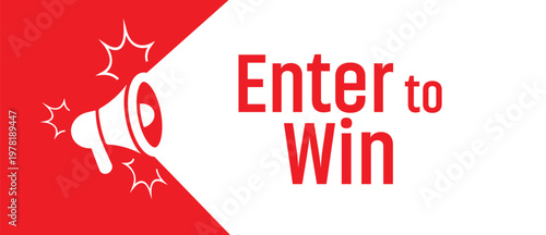 enter to win sign