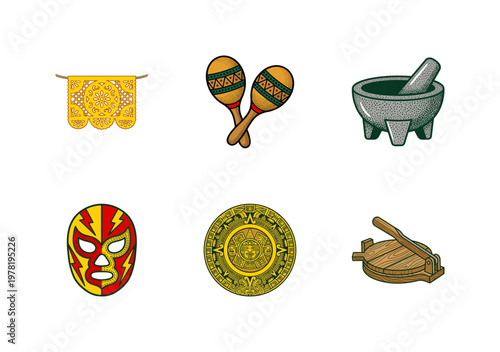 Mexican Culture Festive Graphic Assets