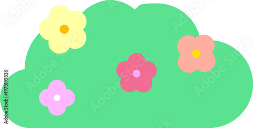 풀 풀숲 덤불 화단